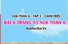 Giải bài 6 trang 83 Toán 6 Tập 1 SGK Cánh Diều